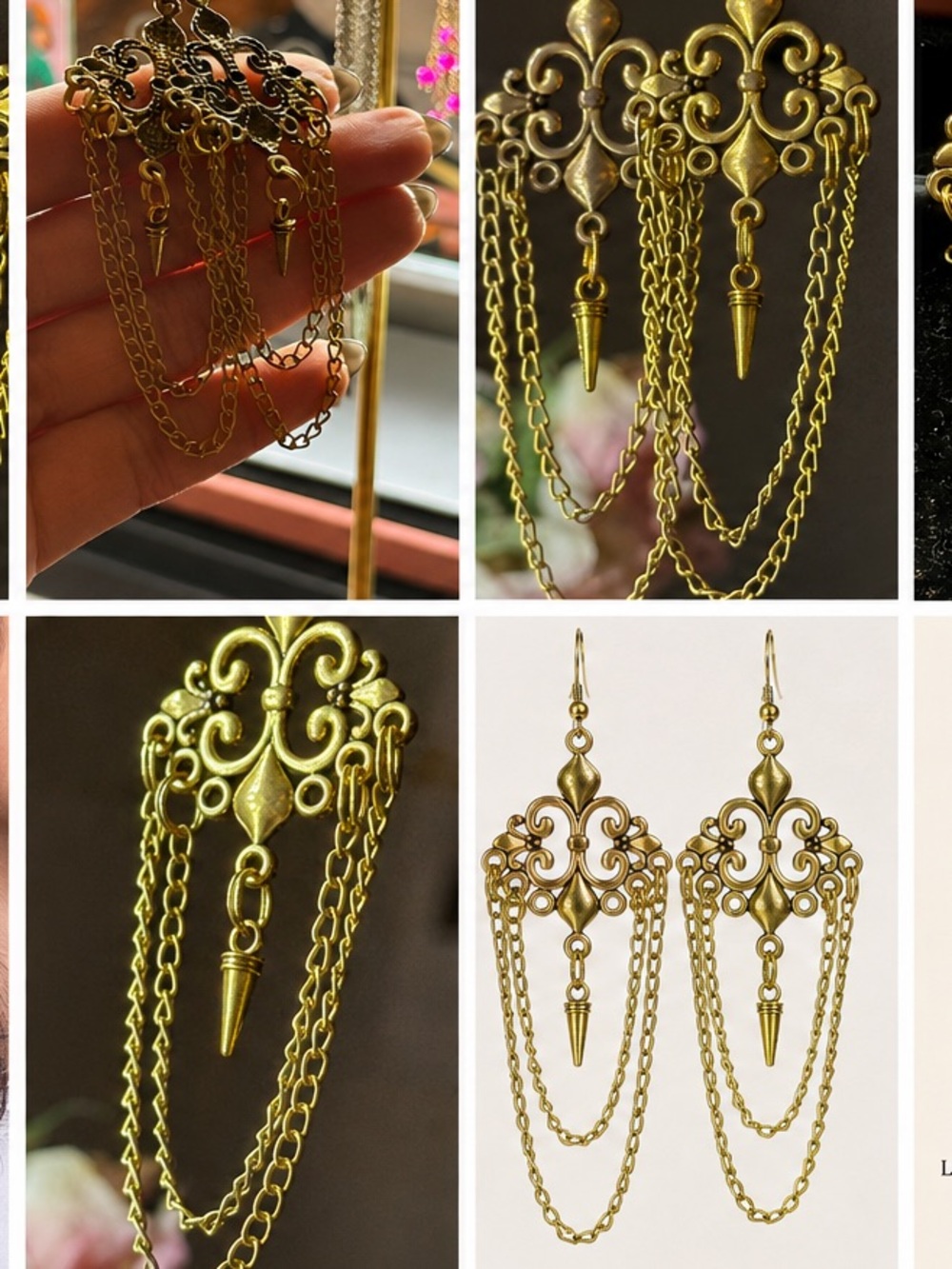 Vintage-Inspired Handmade Artisan Earrings from India ✨- Women Jewelry
